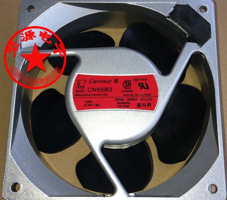 SERVO CN55B3 100V 0.2/0.18A 14/12W Cooling Fan SERVO CN55B3 100V 0.2/0.18A 14/12W Cooling Fan